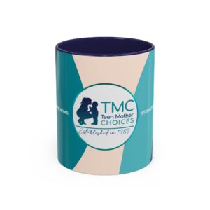 TMC Blue Swirl logo mug | Accent Coffee Mug 11oz or 15oz