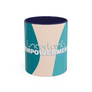 TMC Blue "Uncertainty to Empowerment" mug | Accent Coffee Mug 11oz or 15oz