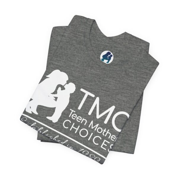 TMC White Logo Unisex Jersey Short Sleeve Tee - Image 7