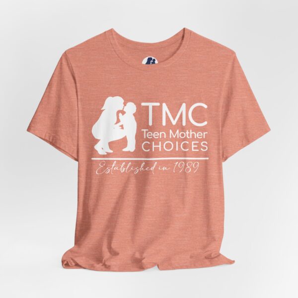 TMC White Logo Unisex Jersey Short Sleeve Tee - Image 4