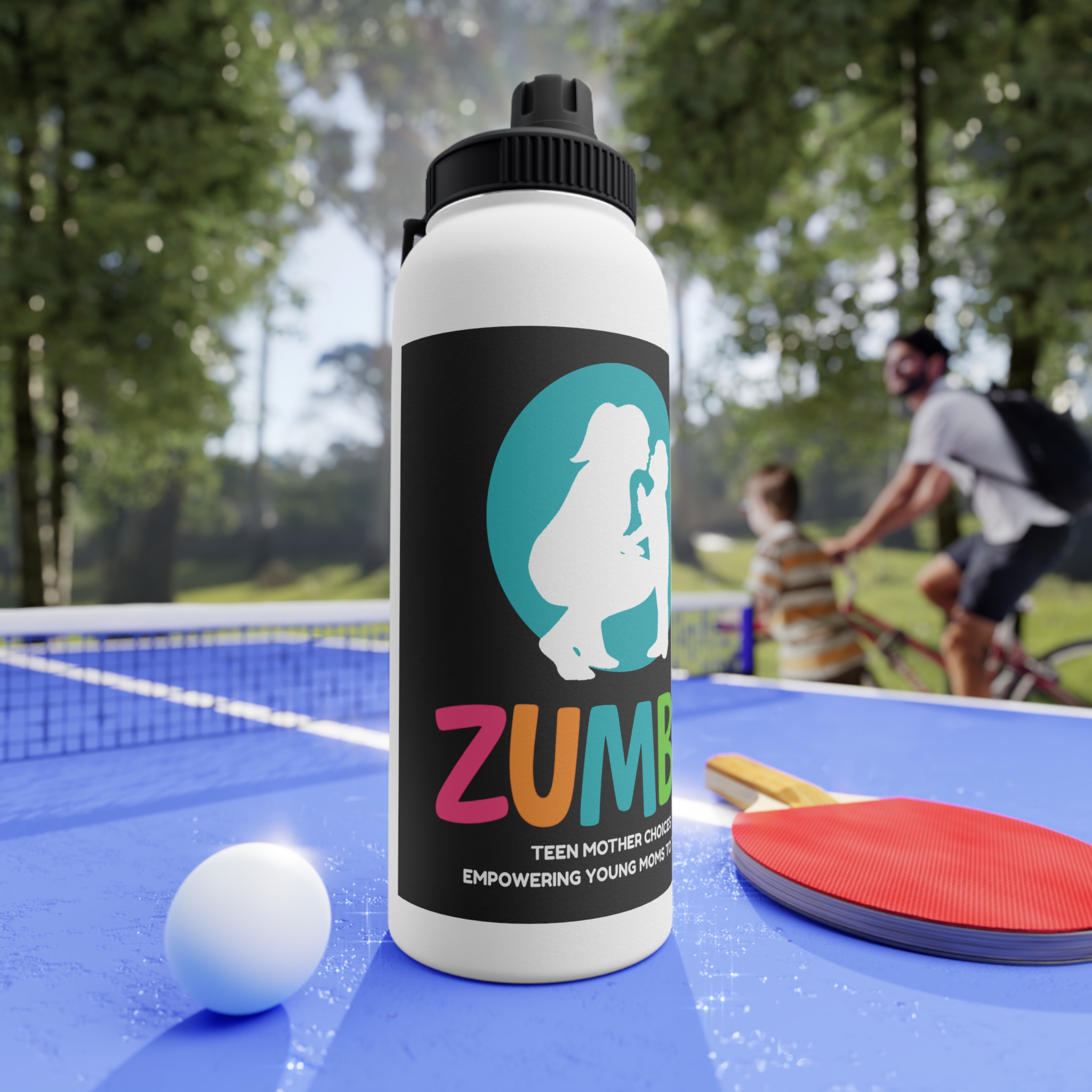Zumba Teen Mother Choices Stainless Steel Sports Water Bottle - Image 17