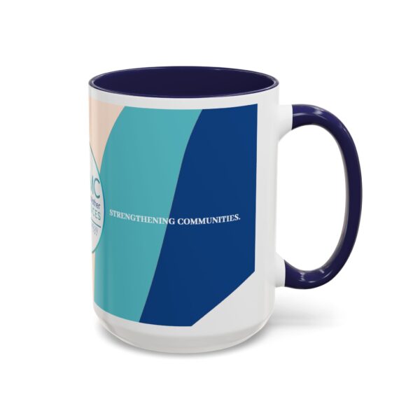 TMC Blue Swirl logo mug | Accent Coffee Mug 11oz or 15oz - Image 10