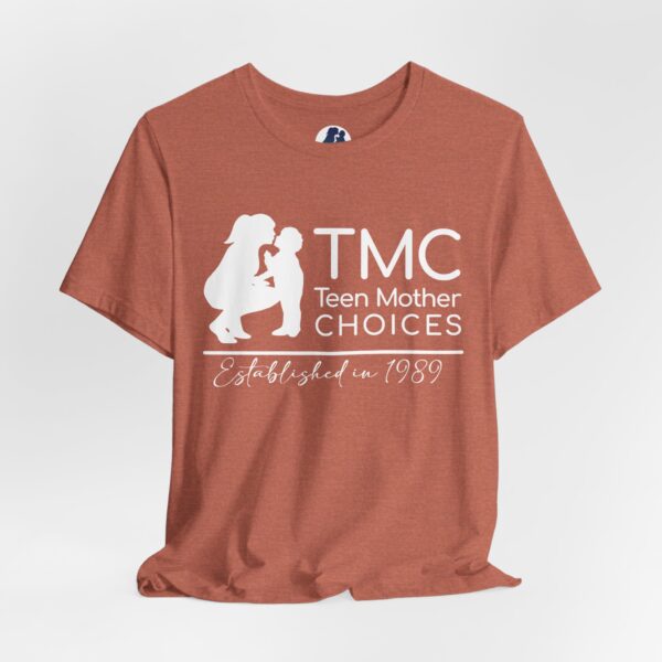 TMC White Logo Unisex Jersey Short Sleeve Tee - Image 12