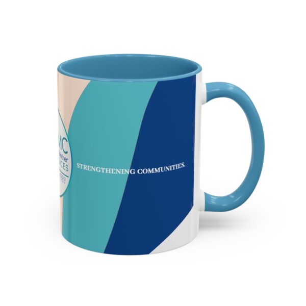 TMC Blue Swirl logo mug | Accent Coffee Mug 11oz or 15oz - Image 18