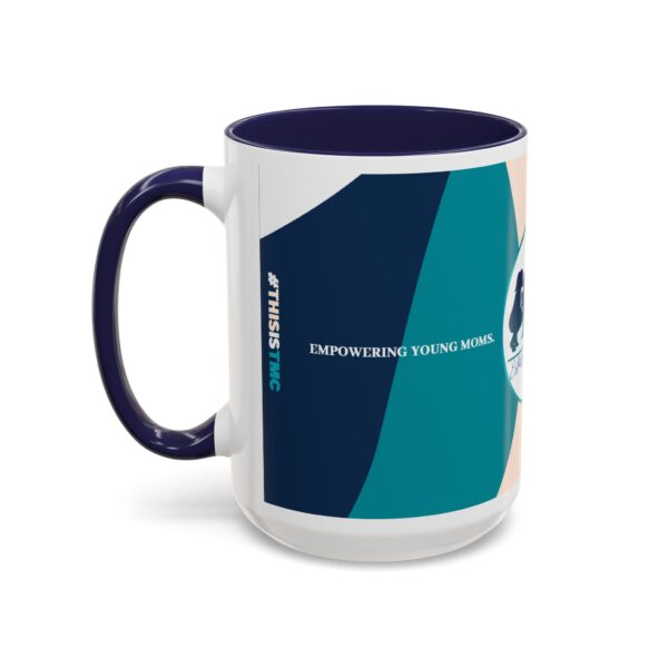 TMC Blue Swirl logo mug | Accent Coffee Mug 11oz or 15oz - Image 11