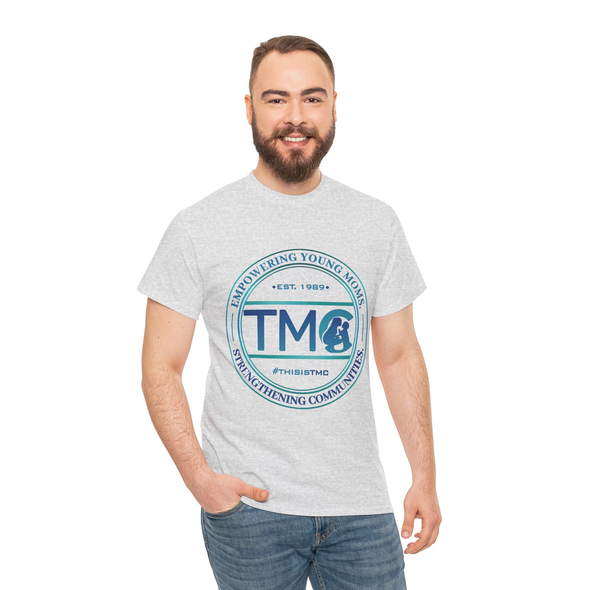 TMC Seal Logo Unisex Heavy Cotton Tee - Image 27