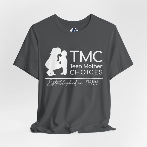 TMC White Logo Unisex Jersey Short Sleeve Tee - Image 40