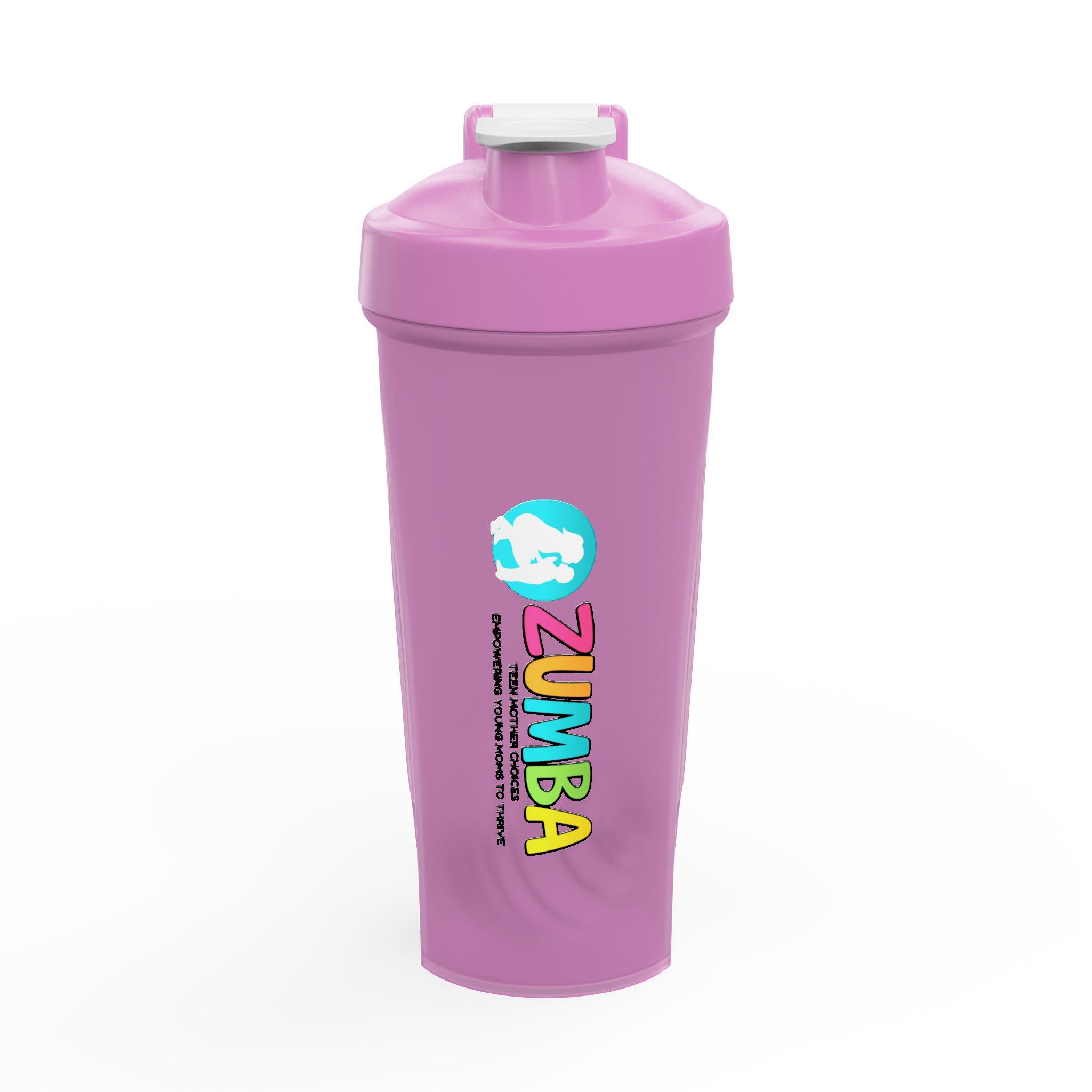 Zumba Logo Protein Shaker Bottle – Colorful Fitness Shaker for Gym & Dance Workouts - Image 3