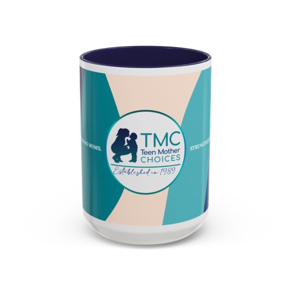 TMC Blue Swirl logo mug | Accent Coffee Mug 11oz or 15oz - Image 9