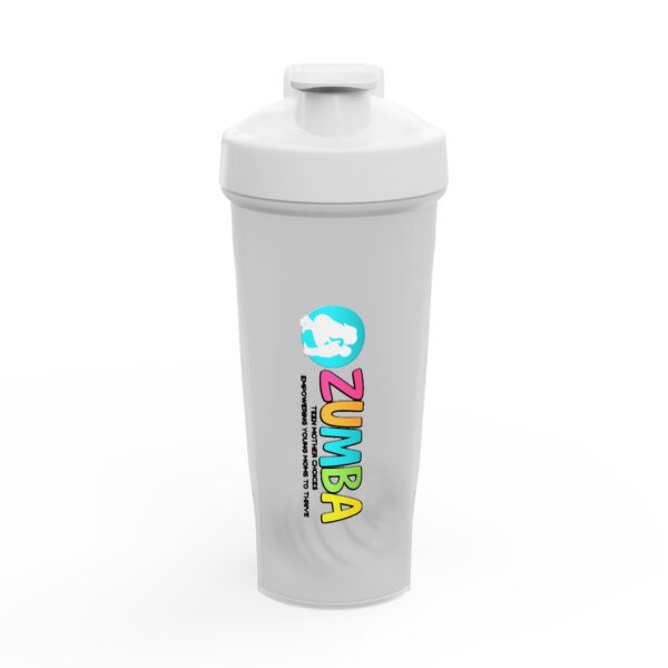 Zumba Logo Protein Shaker Bottle – Colorful Fitness Shaker for Gym & Dance Workouts