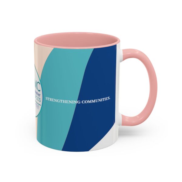 TMC Blue Swirl logo mug | Accent Coffee Mug 11oz or 15oz - Image 6