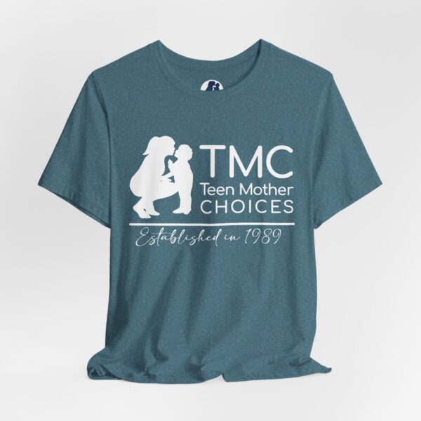 TMC White Logo Unisex Jersey Short Sleeve Tee - Image 44