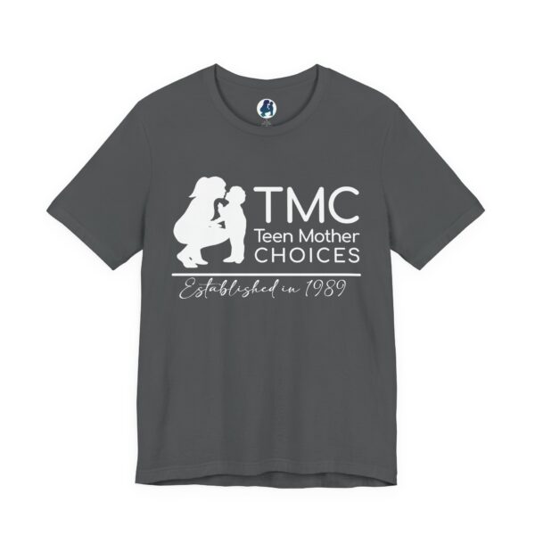 TMC White Logo Unisex Jersey Short Sleeve Tee - Image 37
