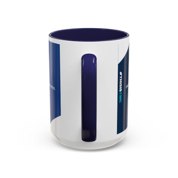 TMC Blue Swirl logo mug | Accent Coffee Mug 11oz or 15oz - Image 12