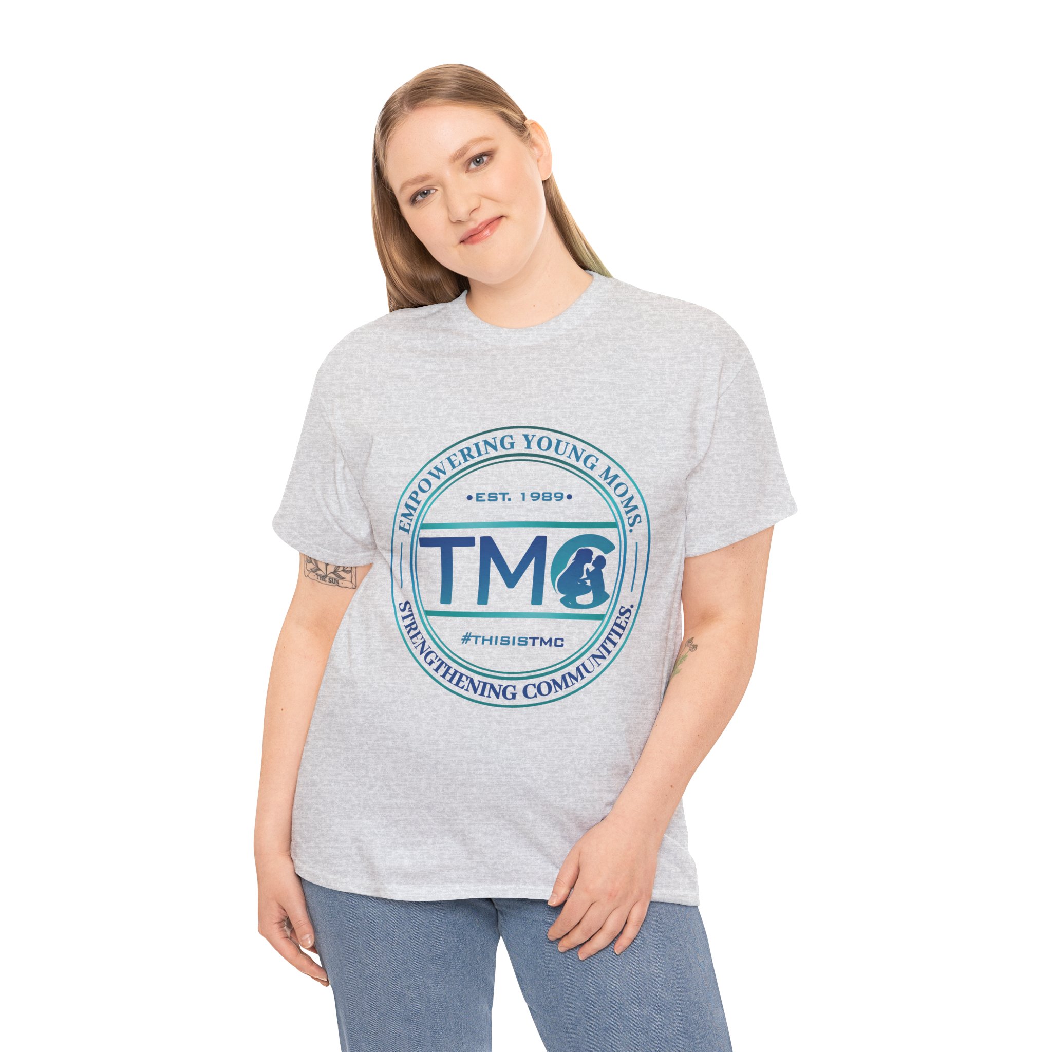 TMC Seal Logo Unisex Heavy Cotton Tee - Image 28