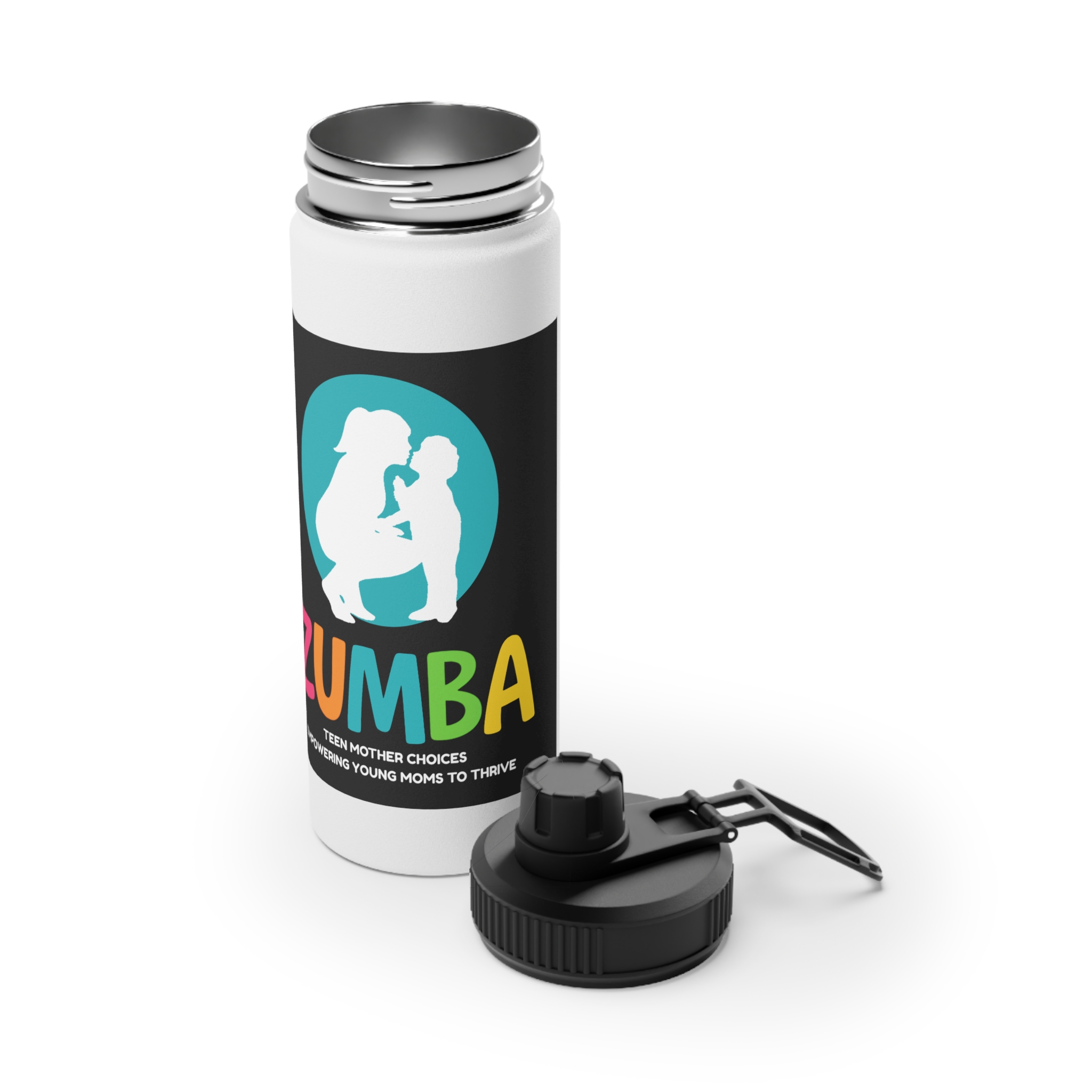 Zumba Teen Mother Choices Stainless Steel Sports Water Bottle - Image 12