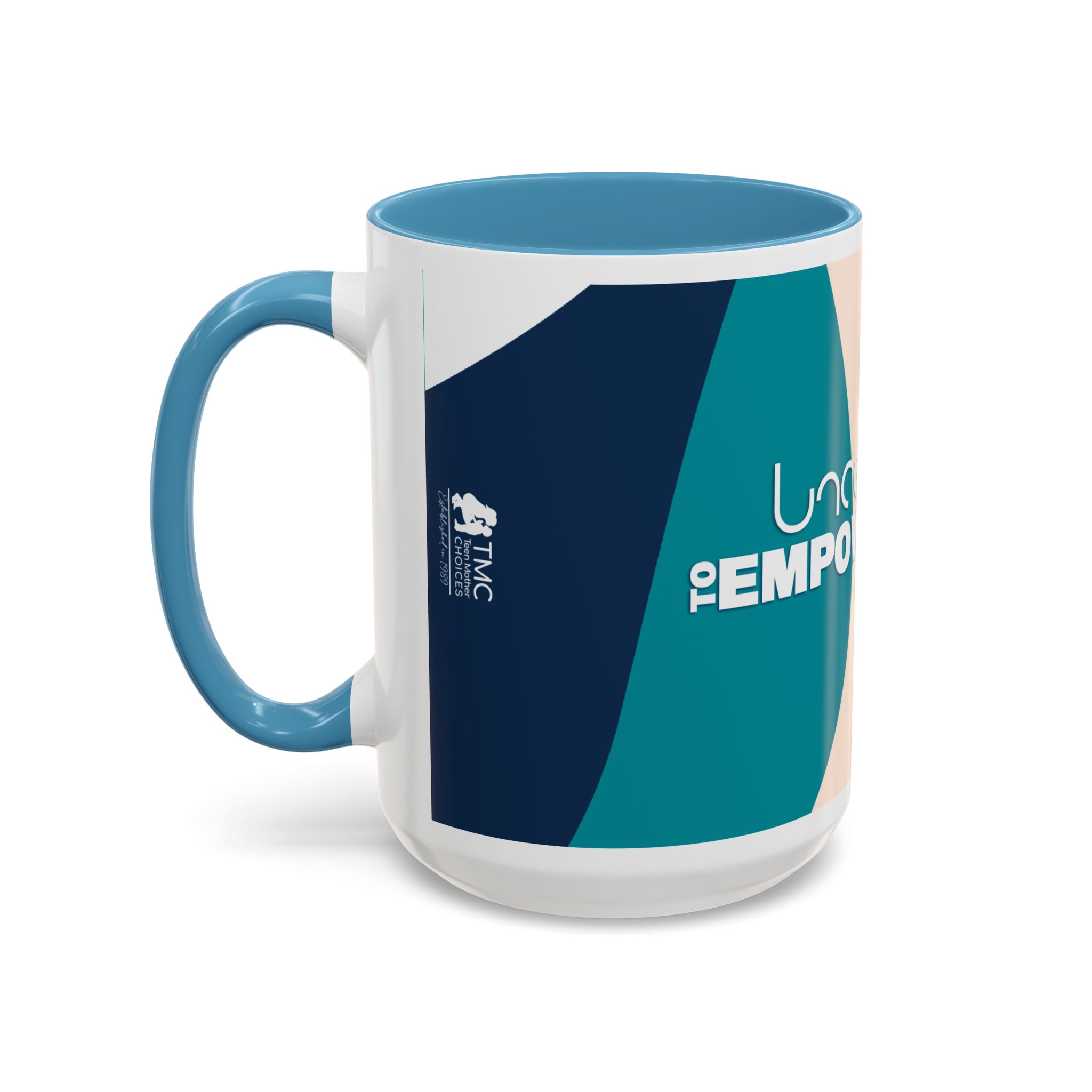TMC Blue "Uncertainty to Empowerment" mug | Accent Coffee Mug 11oz or 15oz - Image 23