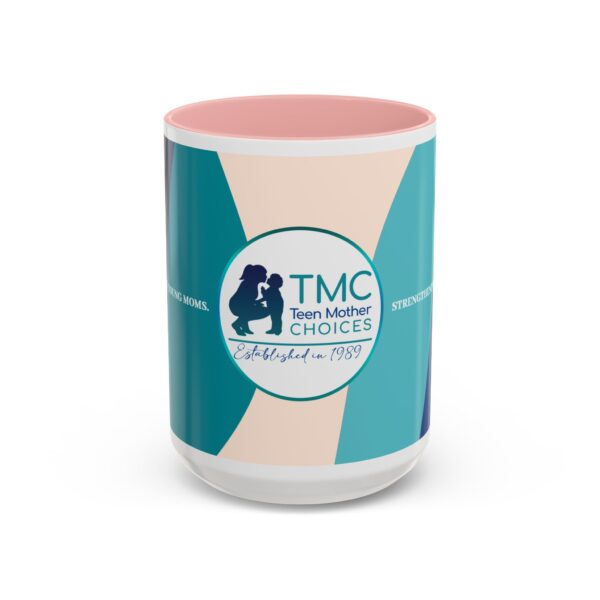 TMC Blue Swirl logo mug | Accent Coffee Mug 11oz or 15oz - Image 13