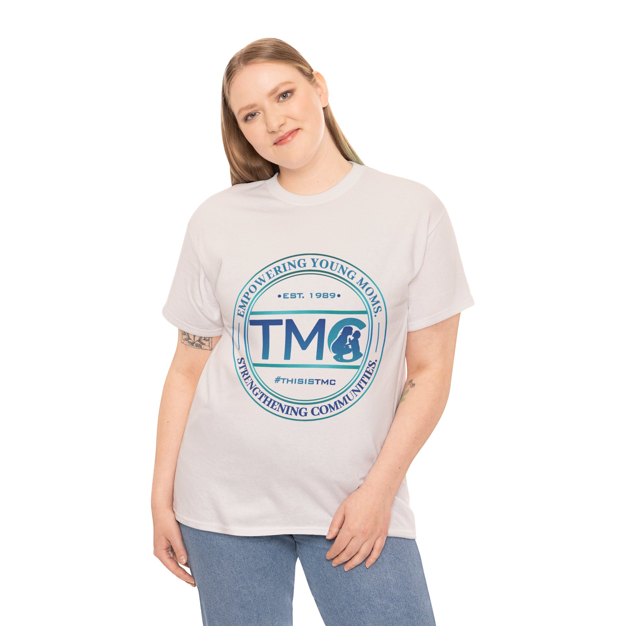TMC Seal Logo Unisex Heavy Cotton Tee - Image 14