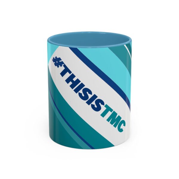 #ThisisTMC blue logo mug | Accent Coffee Mug 11oz or 15oz - Image 17