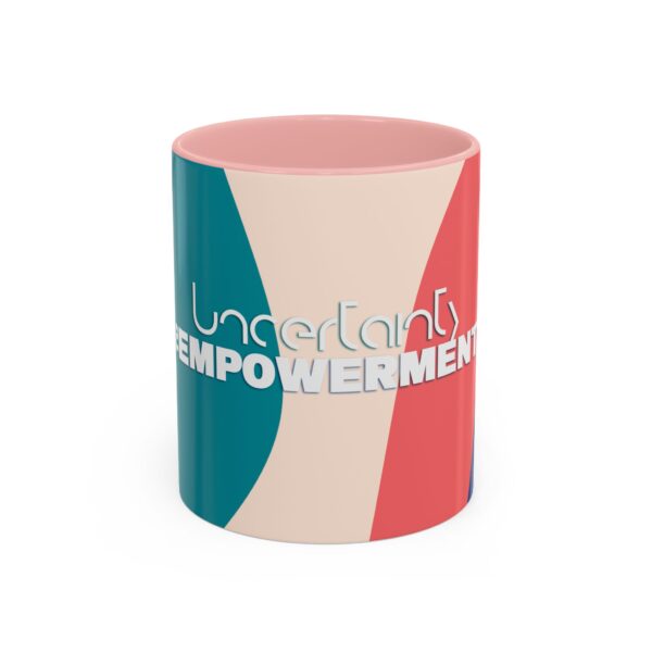 TMC Colorful "Uncertainty to Empowerment" mug | Accent Coffee Mug 11oz or 15oz - Image 5