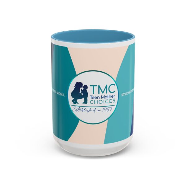 TMC Blue Swirl logo mug | Accent Coffee Mug 11oz or 15oz - Image 21
