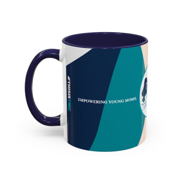 TMC Blue Swirl logo mug | Accent Coffee Mug 11oz or 15oz - Image 3