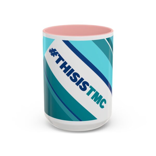 #ThisisTMC blue logo mug | Accent Coffee Mug 11oz or 15oz - Image 13