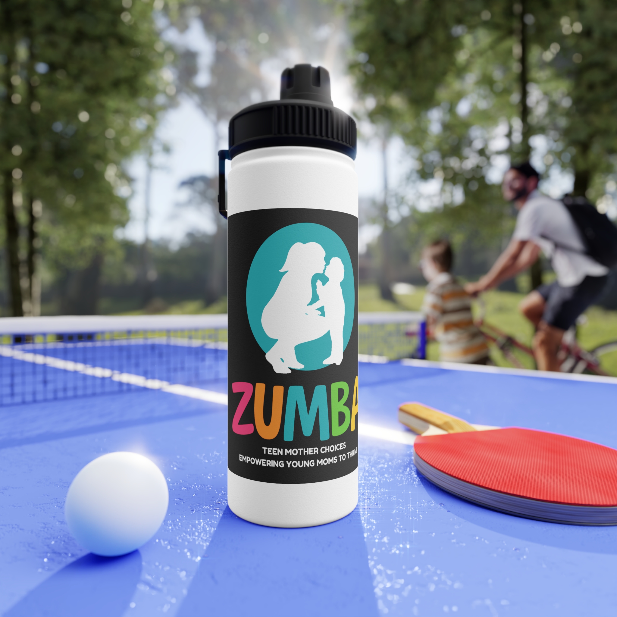Zumba Teen Mother Choices Stainless Steel Sports Water Bottle - Image 11