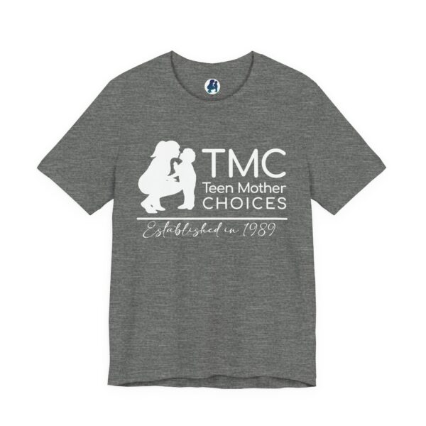 TMC White Logo Unisex Jersey Short Sleeve Tee - Image 5