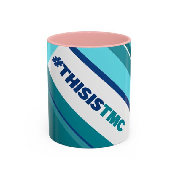 #ThisisTMC blue logo mug | Accent Coffee Mug 11oz or 15oz - Image 5