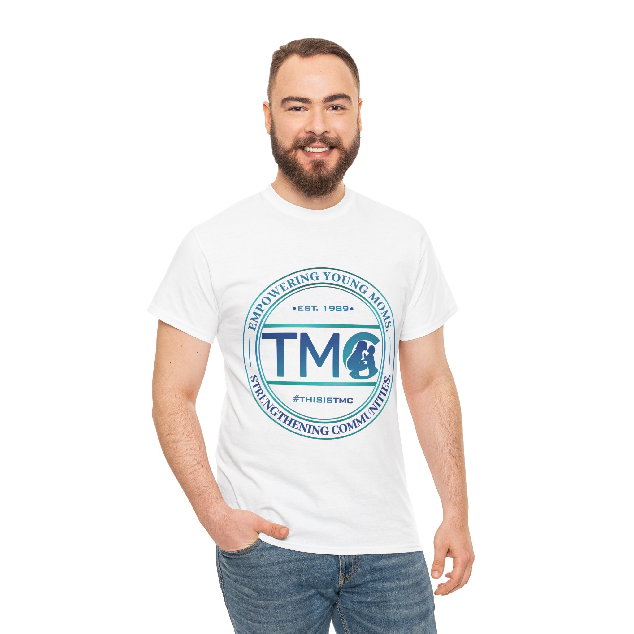 TMC Seal Logo Unisex Heavy Cotton Tee - Image 20