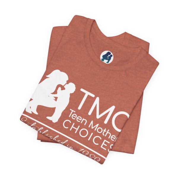 TMC White Logo Unisex Jersey Short Sleeve Tee - Image 11