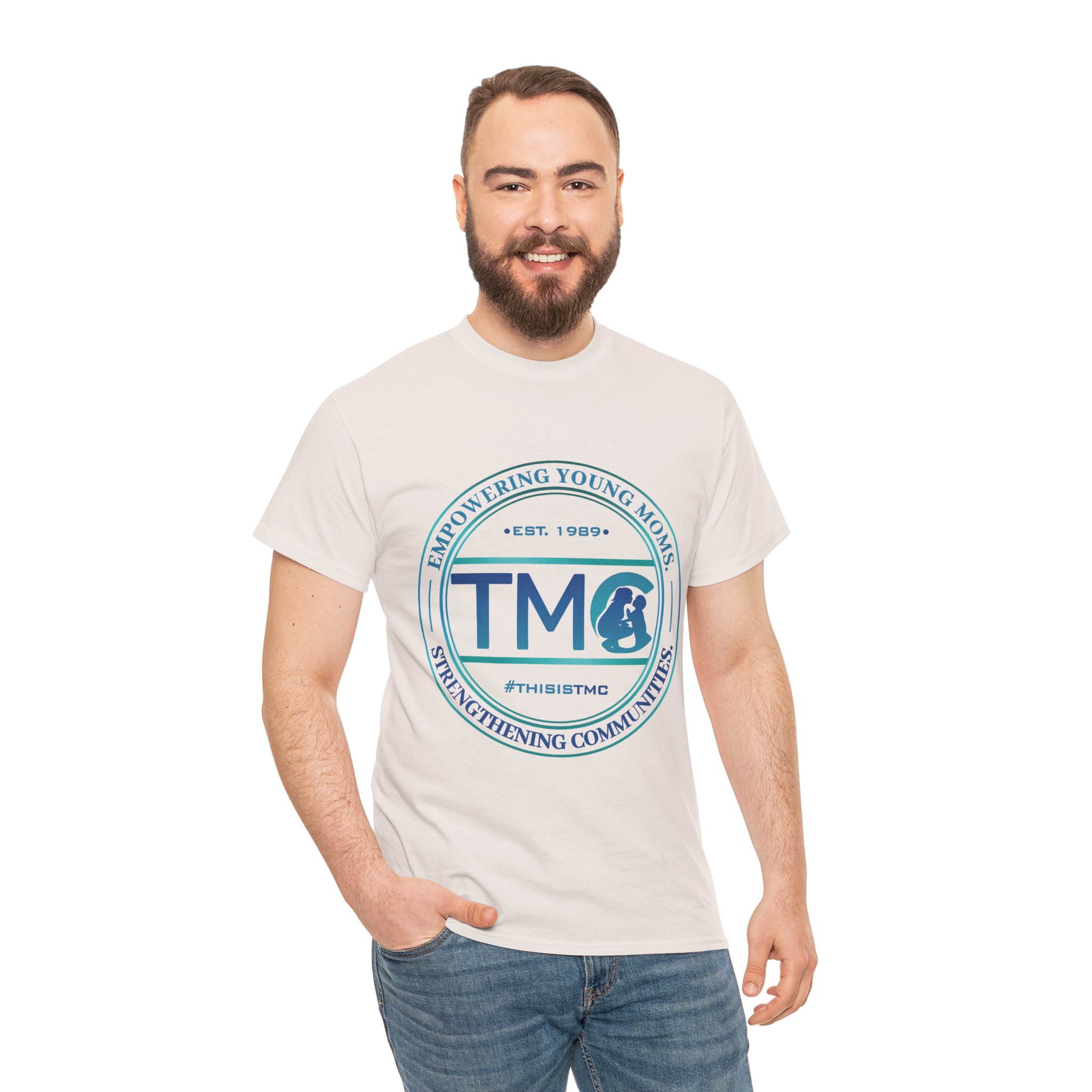 TMC Seal Logo Unisex Heavy Cotton Tee - Image 13