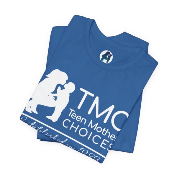 TMC White Logo Unisex Jersey Short Sleeve Tee - Image 35