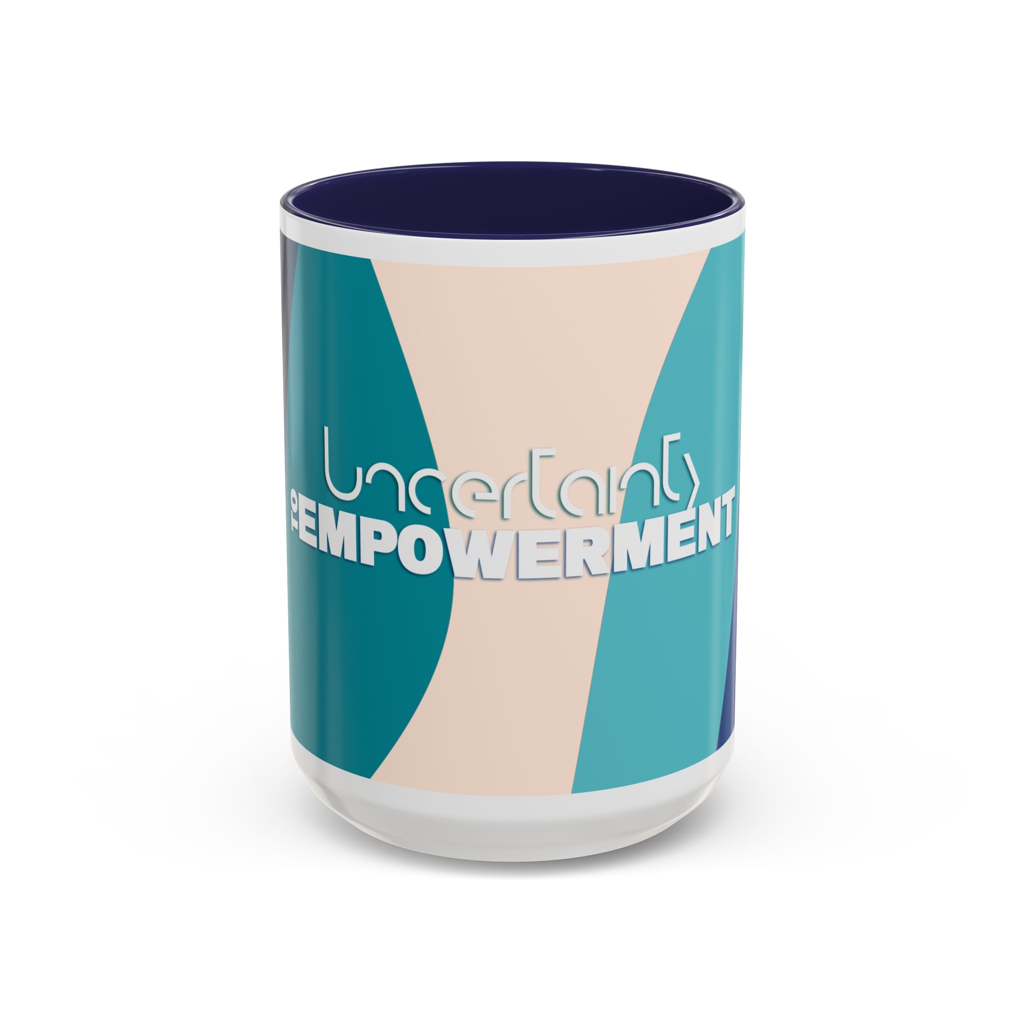 TMC Blue "Uncertainty to Empowerment" mug | Accent Coffee Mug 11oz or 15oz - Image 9