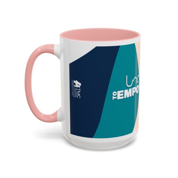 TMC Blue "Uncertainty to Empowerment" mug | Accent Coffee Mug 11oz or 15oz - Image 15