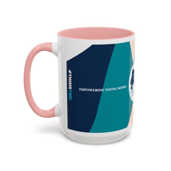 TMC Blue Swirl logo mug | Accent Coffee Mug 11oz or 15oz - Image 15