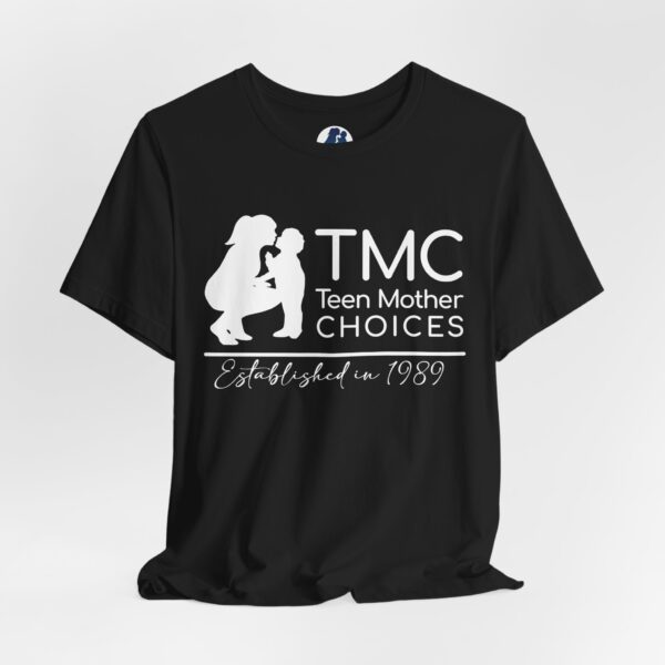 TMC White Logo Unisex Jersey Short Sleeve Tee - Image 16