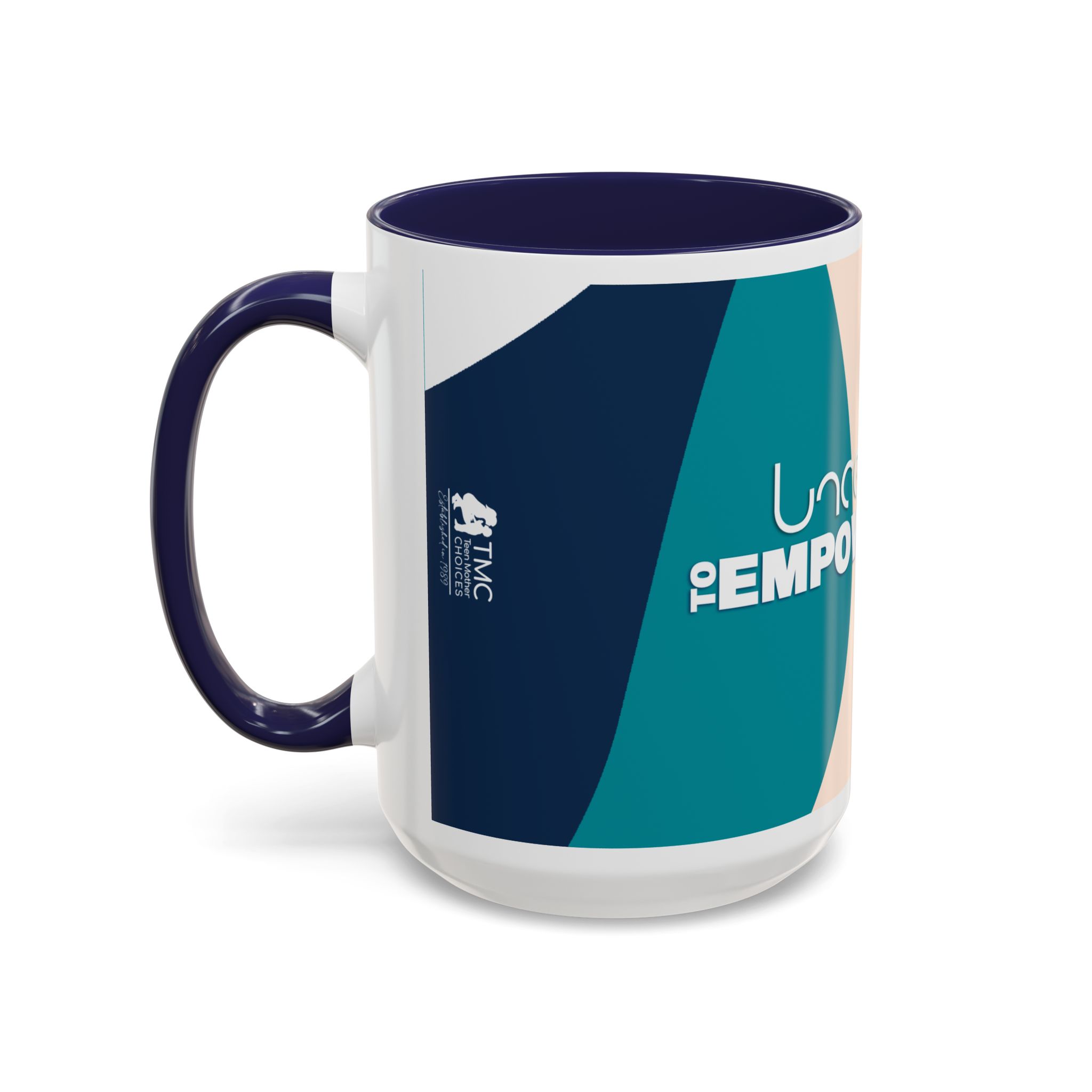 TMC Blue "Uncertainty to Empowerment" mug | Accent Coffee Mug 11oz or 15oz - Image 11