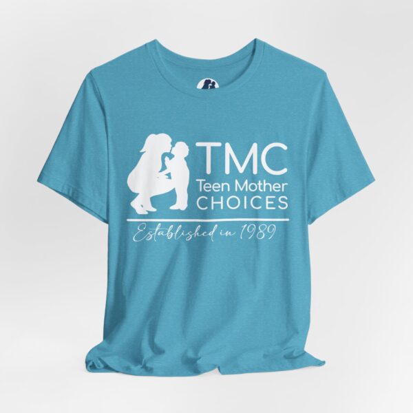 TMC White Logo Unisex Jersey Short Sleeve Tee - Image 48