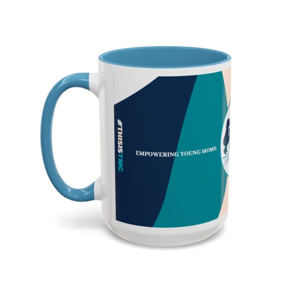 TMC Blue Swirl logo mug | Accent Coffee Mug 11oz or 15oz - Image 23