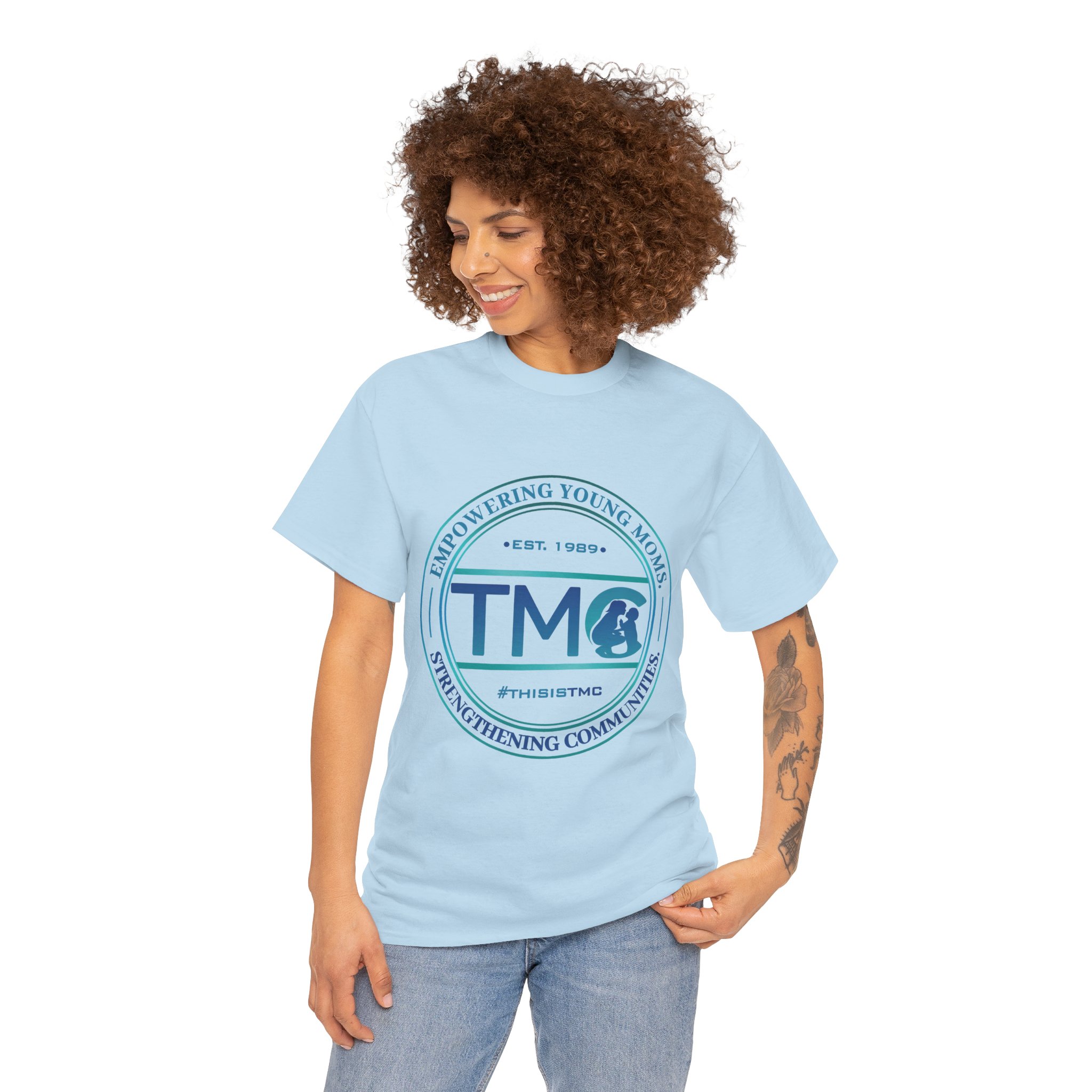 TMC Seal Logo Unisex Heavy Cotton Tee - Image 6