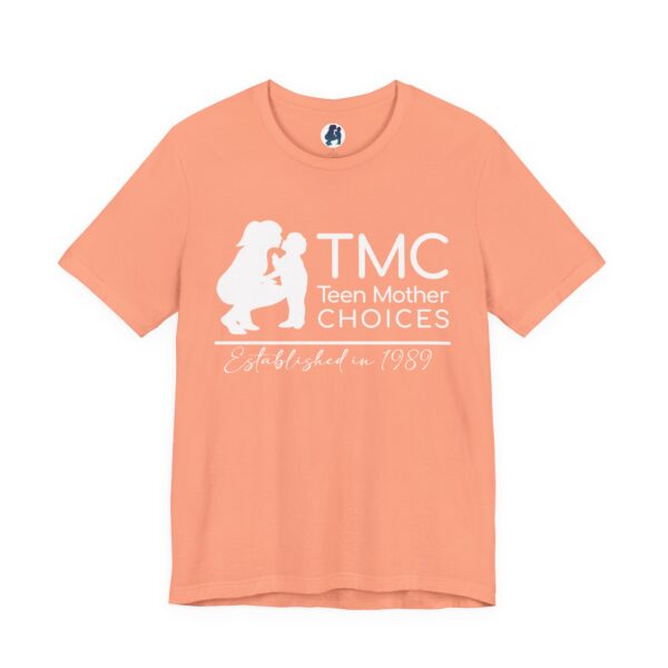 TMC White Logo Unisex Jersey Short Sleeve Tee - Image 17