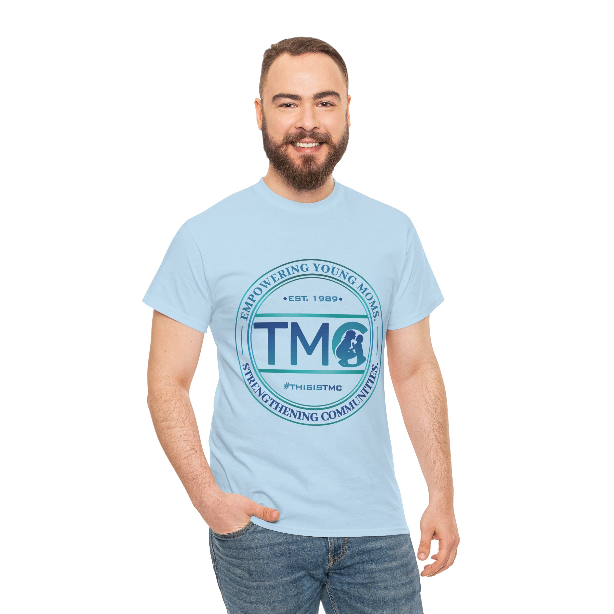 TMC Seal Logo Unisex Heavy Cotton Tee - Image 7