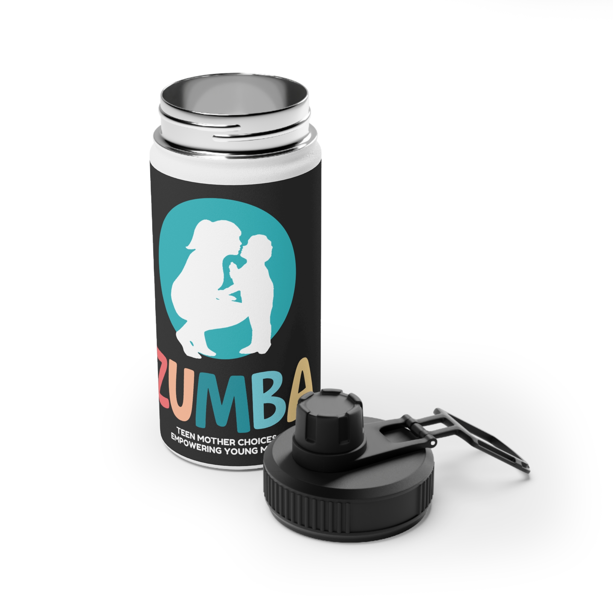 Zumba Teen Mother Choices Stainless Steel Sports Water Bottle - Image 6
