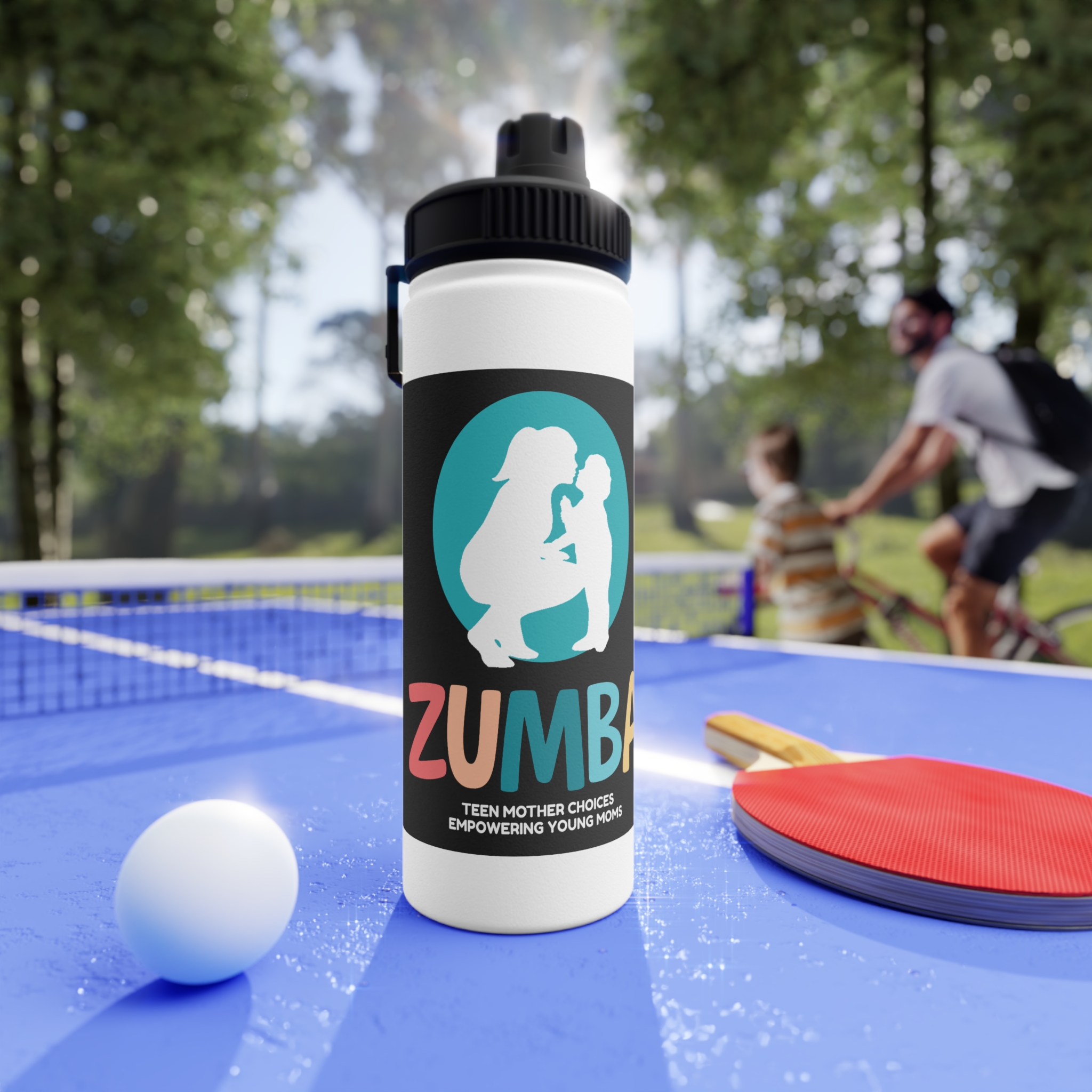 Zumba Teen Mother Choices Stainless Steel Sports Water Bottle - Image 11