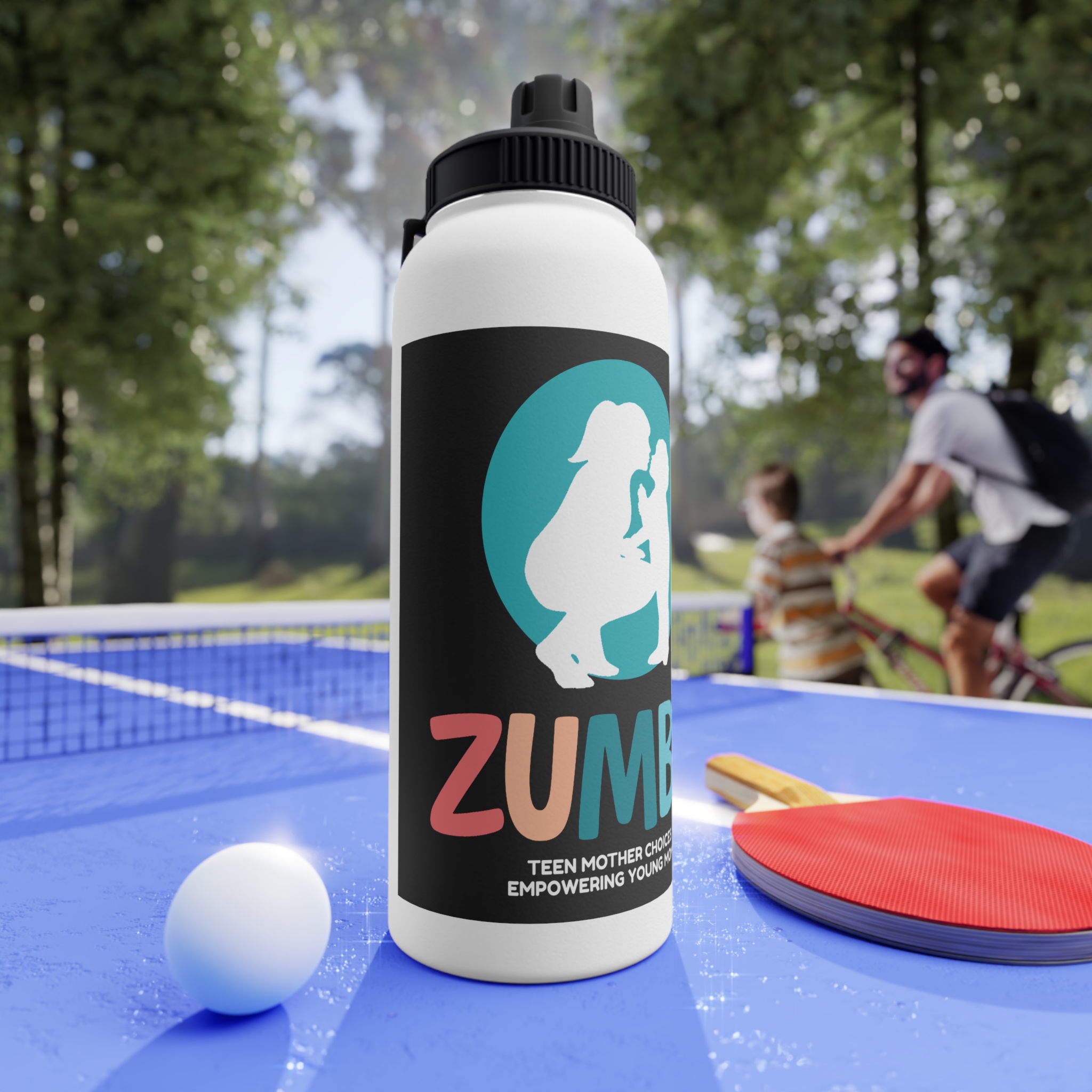 Zumba Teen Mother Choices Stainless Steel Sports Water Bottle - Image 17