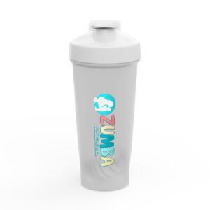 Zumba Logo Protein Shaker Bottle – Colorful Fitness Shaker for Gym & Dance Workouts